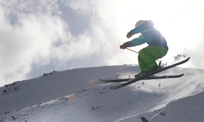 Skiing Under The Moonlight